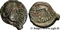 FRANCE Bronze STRATOS VÉLIOCASSES (Région du Vexin normand) c. 50-40 AC. (17mm, 2,20g, 3h) -