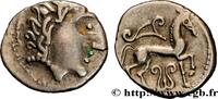 FRANCE Drachme à la victoire stylisée et au fleuron PICTONS / BITURIGES / CARNUTES - CENTRE-OUEST, Incertaines c. 150-80 AC. (17,5mm, 3,45g, 5h) -