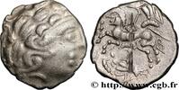 FRANCE Statère au personnage allongé AULERQUES DIABLINTES (Région de Jublains) Mayenne (53) Ier siècle avant J.-C. (19,5mm, 6,33g, 6h) -