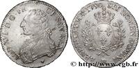 FRANCE Écu aux branches d'olivier LOUIS XVI Strasbourg 1790 (42mm, 29,40g, 6h) -