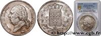 FRANCE 5 francs Louis XVIII, tête nue LOUIS XVIII Lille 1821 (37,28mm, 25,00g, 6h) -