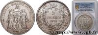 FRANCE 5 francs Hercule, petit A TROISIÈME RÉPUBLIQUE Paris 1875 (37mm, 25g, 6h) -