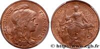 FRANCE 5 centimes Daniel-Dupuis TROISIÈME RÉPUBLIQUE 1898 (25mm, 5g, 6h) -