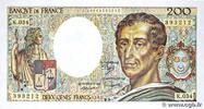 FRANCE 200 Francs MONTESQUIEU FRANCE 200 Francs MONTESQUIEU 1985 SPL+ -