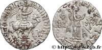 LES TERRITOIRES PÉRIPHÉRIQUES (ARABO-BYZANTINES, C Tétradrachme bilingue32 SCYTHIE - ROYAUME INDO-SCYTHE - AZÈS Gandhara c. 55-35 AC (24,5mm, 8,46g, 12h) -