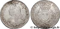 FRANCE Écu aux branches d'olivier, buste habillé LOUIS XV DIT LE BIEN AIMÉ Amiens 1734 (41mm, 29,15g, 6h) -