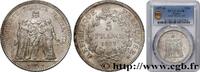 FRANCE 5 francs Hercule TROISIÈME RÉPUBLIQUE Bordeaux 1877 (37mm, 25g, 6h) -