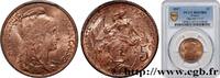 FRANCE 5 centimes Daniel-Dupuis TROISIÈME RÉPUBLIQUE 1917 (25mm, 5g, 6h) -