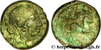 FRANCE Bronze SVTICCOS, classe IV au cheval VÉLIOCASSES (Région du Vexin normand) c. 50-40 AC. (15,5mm, 2,88g, 3h) -