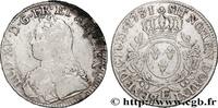 FRANCE Écu aux branches d'olivier, buste habillé LOUIS XV DIT LE BIEN AIMÉ Tours 1731 (40,5mm, 29,03g, 6h) -