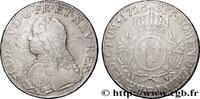 FRANCE Écu aux branches d'olivier, buste habillé LOUIS XV DIT LE BIEN AIMÉ Rouen 1726 (40,5mm, 29,13g, 6h) -