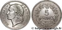 FRANCE 5 francs Lavrillier, nickel TROISIÈME RÉPUBLIQUE 1936 (31mm, 12,01g, 6h) -