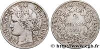 FRANCE 2 francs Cérès, IIe République DEUXIÈME RÉPUBLIQUE Paris 1850 (27mm, 9,78g, 6h) -
