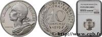 FRANCE Piéfort argent de 10 centimes Marianne PIÉFORTS Pessac 1979 (20mm, 7,6g, 6h) -