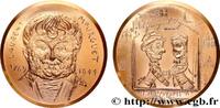 FRANCE Médaille, Laurent Mourget et le Guignol Lyonnais PERSONNAGES Monnaie de Paris 1971 (85,5mm, 266,50g, 12h) -