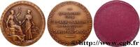 FRANCE Médaille, Compagnie universelle du canal maritime ÉGYPTE - CANAL DE SUEZ (1869) (41mm, 36,05g, 12h) -