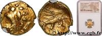 FRANCE Hémistatère d’or à l’aigle, à la joue lisse et à l CARNUTES (Région de la Beauce) Chartres (28) Ier siècle avant J.-C. (13,5mm, 3,70g, 7h) -