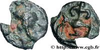 FRANCE Potin au taureau et au lis, classe Ia HAUTE ET MOYENNE SEINE Ier siècle avant J.-C. (17mm, 2,23g, 9h) -