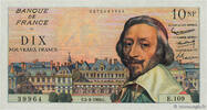 FRANCE 10 Nouveaux Francs RICHELIEU FRANCE 10 Nouveaux Francs RICHELIEU 1960 pr.NEUF -