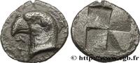 Classique 1 (480 à 400 avant J.C.) Hemiobole ÉOLIDE - CYMÉ Cymé, Éolide c. 450 AC. (8mm, 0,48g, h) -