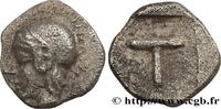 Classique 1 (480 à 400 avant J.C.) Tetartemorion ARCADIE - TÉGÉE Arcadie, Tégée c. 423-400 AC. (6,5mm, 0,28g, 9h) -