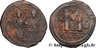 L'EMPIRE D'ANASTASE À MAURICE TIBÈRE (491-602) Follis JUSTIN II et SOPHIE Theoupolis (Antioche) 571-572 (32mm, 14,17g, 6h) -