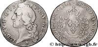FRANCE Écu aux branches d’olivier, tête ceinte d’un bande LOUIS XV DIT LE BIEN AIMÉ Aix-en-Provence 1742 (40,5mm, 28,90g, 6h) -