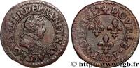 FRANCE Double tournois, type 4 LOUIS XIII LE JUSTE Lyon 1617 (20mm, 2,97g, 6h) -