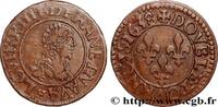 FRANCE Double tournois, 16e type de Tours LOUIS XIII LE JUSTE Tours 1638 (20mm, 2,04g, 6h) -