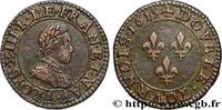 FRANCE Double tournois, type 1 LOUIS XIII LE JUSTE Paris, Moulin du Louvre 1615 (20,5mm, 3,45g, 6h) -