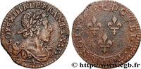 FRANCE Double tournois, type 7 LOUIS XIII LE JUSTE Paris 1629 (20mm, 2,99g, 6h) -