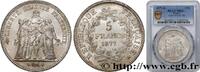 FRANCE 5 francs Hercule TROISIÈME RÉPUBLIQUE Bordeaux 1877 (37mm, 25g, 6h) -