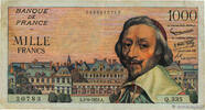 FRANCE 1000 Francs RICHELIEU FRANCE 1000 Francs RICHELIEU 1957 TB -