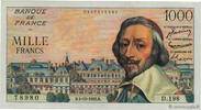 FRANCE 1000 Francs RICHELIEU FRANCE 1000 Francs RICHELIEU 1955 SUP -