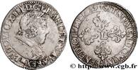 FRANCE Demi-franc au buste juvénile lauré au petit col pl LOUIS XIII LE JUSTE Toulouse 1629 (28mm, 7,03g, 4h) -