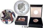 ÎLES COOK 5 Dollars Proof Iron Maiden - The Trooper ÎLES COOK 2023 (38,61mm, 31,1g, 12h) -