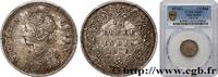 INDES BRITANNIQUES 1/4 Rupee (Roupie) Victoria INDES BRITANNIQUES Calcutta 1876 (19,50mm, 2,86g, 12h) -
