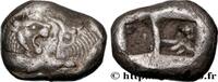 Archaïque 1 (650 à 550 avant J.C.) Hemistatère LYDIE - ROYAUME DE LYDIE - CRÉSUS Sardes, Lydie c. 550 AC. (13mm, 5,45g, -h) -