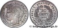 FRANCE 20 centimes Cérès, IIe République DEUXIÈME RÉPUBLIQUE Paris 1850 (15mm, 1,00g, 6h) -