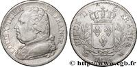 FRANCE 5 francs Louis XVIII, buste habillé LOUIS XVIII Toulouse 1814 (37,09mm, 25,01g, 6h) -