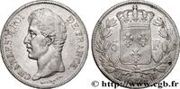 FRANCE 5 francs Charles X, 2e type CHARLES X La Rochelle 1828 (37mm, 24,90g, 6h) -