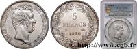 FRANCE 5 francs type Tiolier sans le I, tranche en creux LOUIS-PHILIPPE Ier Rouen 1830 (37mm, 24,97g, 6h) -