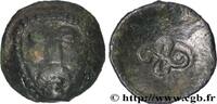 FRANCE Bronze à la tête de face et à la swastika PARISII (Région de Paris) Paris (75) c. 50 AC. (17mm, 2,64g, h) -