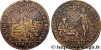 FRANCE Communauté des marchands de la Loire L'ORLÉANAIS - Noblesse et villes 1653 (28mm, 7,08g, 6h) -