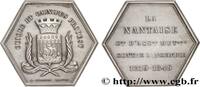 FRANCE La Nantaise - INCENDIE ASSURANCES 1849 (31mm, 11,90g, 12h) -