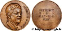 FRANCE Médaille, John Fitzgerald Kennedy PRÉSIDENTS 1963 (59,5mm, 96,54g, 12h) -