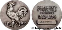 FRANCE Médaille, Chantecler, Carburants industriels du No INDUSTRIE LOURDE 1956 (67,5mm, 135,08g, 12h) -