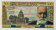 FRANCE 5 NF sur 500 Francs Victor HUGO FRANCE 5 NF sur 500 Francs Victor HUGO 1959 TTB+ -