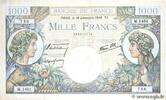 FRANCE 1000 Francs COMMERCE ET INDUSTRIE FRANCE 1000 Francs COMMERCE ET INDUSTRIE 1940 TTB -