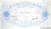 FRANCE 500 Francs BLEU ET ROSE modifié FRANCE 500 Francs BLEU ET ROSE modifié 1938 TB -